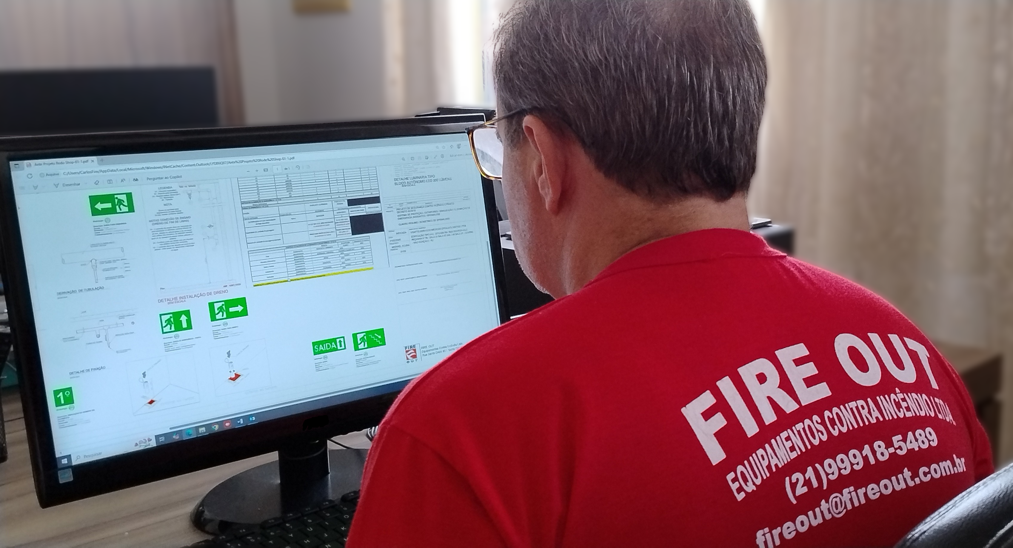 Equipe Fire Out em ação